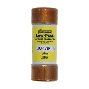 Zekering laagsp. 15A AC 600V 300kA 21x57 J UL tra VVE=10