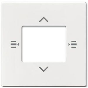 Afdekplaat 6-voudig bedieningselement KNX jaloezie studiowit