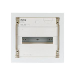 Inbouwverdeelkast KLV 12+2TE, IP30, deur RAL 9016 vlak, 1 rij, comb. s Eaton