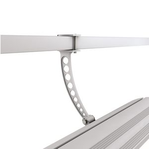 Halfronde zonneschermbeugel, wit, voor EXO COMFORT en BASIC