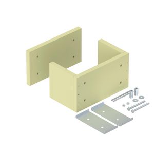 Trekontlasting voor verticale kabelinstallat. 360x225x200