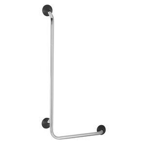 Wandbeugel 90° RE. 560x1130mm RVS gepolijst/Antraciete details