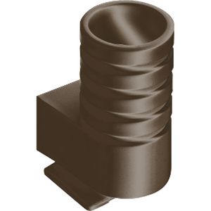 Invoerstukje bruin voor buis 16 mm.