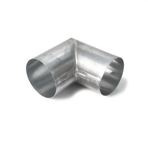 Zinken HWA bocht 80mm 87° gesoldeerd mof x spie
