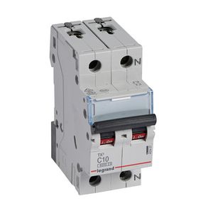 Installatieautomaat MCB TX3 1-polig + Nul C-karakteristiek 10A 6000A