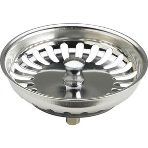 Zeefkorf rvs handbediening Ø82mm tbv spoelbakafvoer