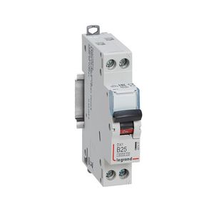 Installatieautomaat MCB DX³ 1-polig + Nul B-karakteristiek 25A 6000A