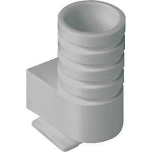 Invoerstukje grijs voor buis 16 mm.