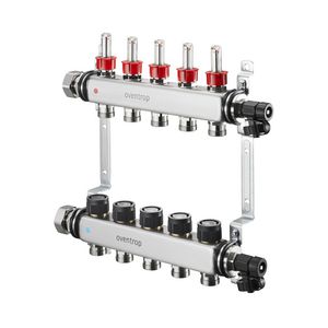 Multidis SF, rvs-verdeler met vol ind 0-5 l/min 3 gr. Comf