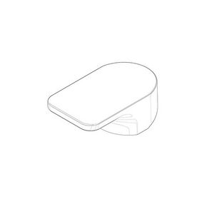 Hendel 46x29x78mm Mat Wit
