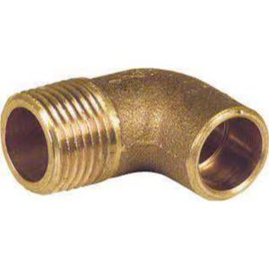 Knie met buitendraad 4092G 35mm X 1 1/4