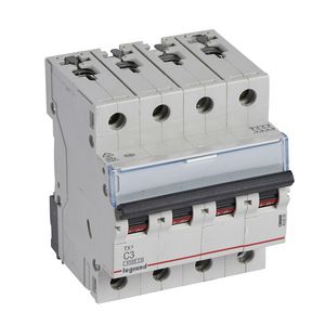 Installatieautomaat MCB TX3 4-polig C-karakteristiek 3A 6000A