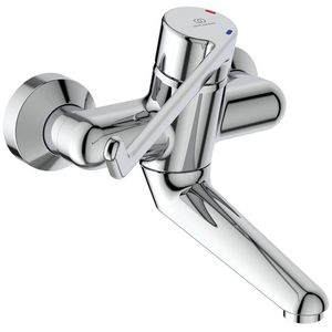 Ceraplus wandmengkraan sprong 150mm chroom hendel 230mm incl. s-koppeling