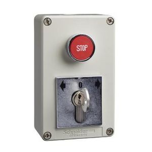 Inbraakveilige drukknopkast Opbouw Slot en 1 knop XAP-S