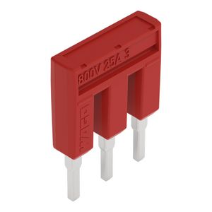 Brug 3-voudig geisoleerd rood 2002-403/000-005 VVE=25