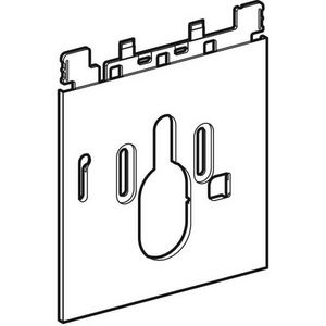 Designplaat AqC 8/8000plus/Sela onder glas wit
