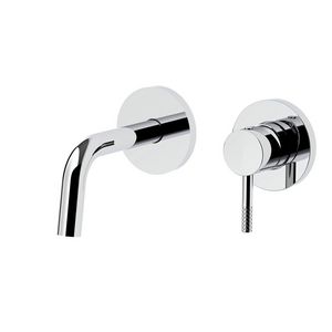 Muurmengkraan JOLLY wastafel inbouw 123mm rozet diam.70 JL104CR70