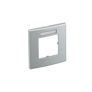 Afdekramen Module 45 1-vdg 84x84mm polycarbonaat alu