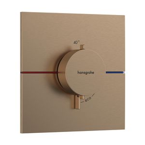 ShowerSelect Comfort E thermostaat afbouwdeel tbv inbouw Brushed Bronze