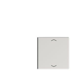 Tastafdekking 4-voudig pijl LS lichtgrijs KNX