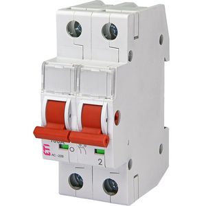 Hoofdschakelaar SV2100 100A 2 mod. 2-polig SV