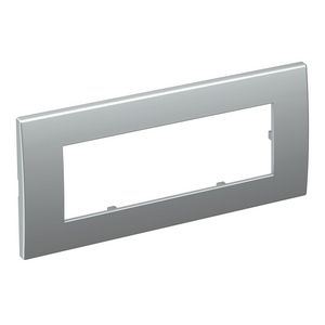 Afdekramen mod. 45 3-vdg 84x185mm polycarbonaat alu 6119376