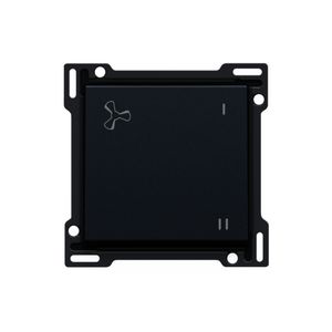 Afwerkingsset mechanisch gecontr. ventilatiebed. black