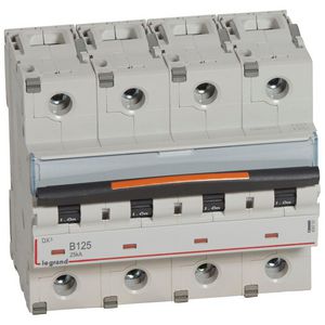 Installatieautomaat 4-polig B-karakteristiek 125A 25kA DX³ DIN