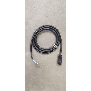 Aansluitkab. 3G2,5 male-open 4m zwart Eca 771-9993/3207-401