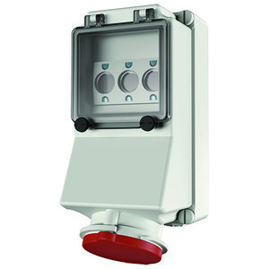 Wandcontactdoos 32A 5-polig  6H 400V IP44 5008