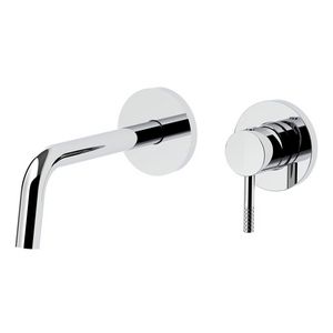 Muurmengkraan JOLLY wastafel inbouw uitloop 178mm rozet diam.70 JL105CR70