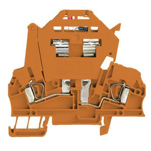 Zekeringsklem oranje 2.5mm² 6.3A 120V VVE=50