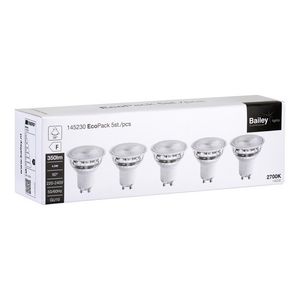 Doos a 5st. LED-lamp EcoPack PAR16 DIM GU10 350lm 827 38D