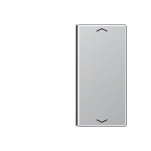 Tastafdekking A/AS 2-voudig pijl compleet alu. KNX