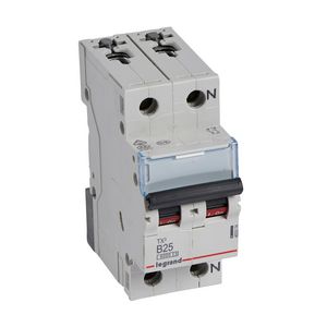 Installatieautomaat MCB TX3 1-polig + Nul B-karakteristiek 25A 6000A