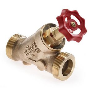 Vrijstroomafsluiter 1"bt. x 1"bt. DN20 brons 270531