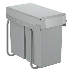 Afvalsysteem 2x15 l vloerconstructie kast breedte min 30cm