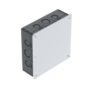 Inbouwdoos Inbouw 200x200x65 polystyrol zwart VVE=10