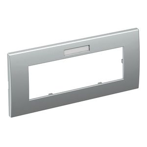 Afdekramen Module 45 3-voudig 84x185mm polycarbonaat alu