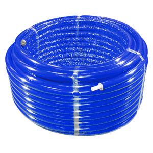 Rol a 25mtr. TIGRIS PEX/AL Buis+ 9mm isolatie blauw 25x2,5mm