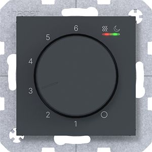 Kamerthermostaat verwarming/koeling A.x/C.x antraciet