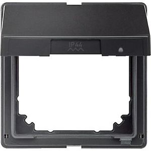 Intermediate ring hinged lid Merten HD Aquadesign anthracite