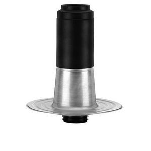 Rioolontluchting PP ø110mm L=950mm zwart excl. pan en schaal