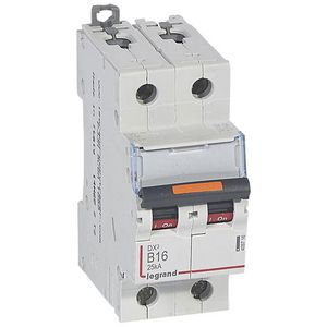 Installatieautomaat 2-polig B-karakteristiek 16A 25kA DX³ DIN