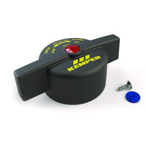 Afsluiter van brons+bedieningsgreep binnendraad DN15