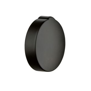 Knop TeK mess. 71x25mm mat zwart voor badafvoercomb serie 06