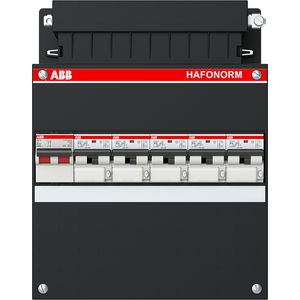 Installatiekast 5x 16A/30mA, + HS, 1-f