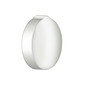 Knop TeK mess. 71x25mm mat wit voor badafvoercomb serie 06