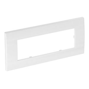 Afdekramen mod. 45 3-vdg 84x185mm polycar. puur wit 6119372