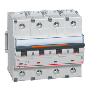Installatieautomaat 4-polig C-karakteristiek 125A 25kA DX³ DIN